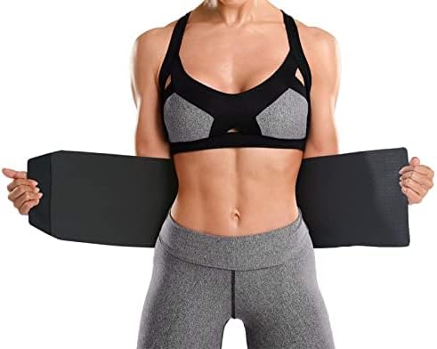 Waist Trimmer Wrap – Sweat Sauna Slim Belt for Men & Women | Core Stability & Abdominal Trainer