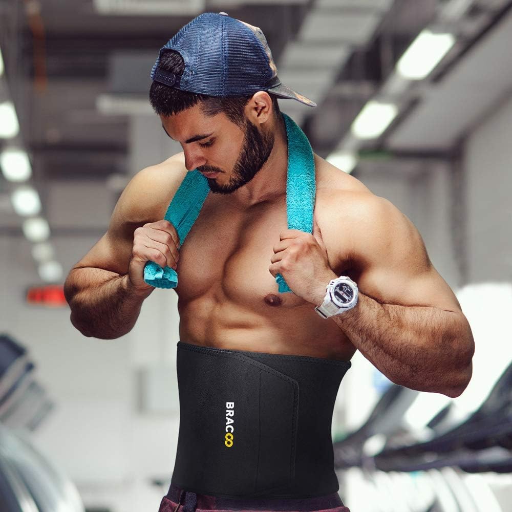 Waist Trimmer Wrap – Sweat Sauna Slim Belt for Men & Women | Core Stability & Abdominal Trainer
