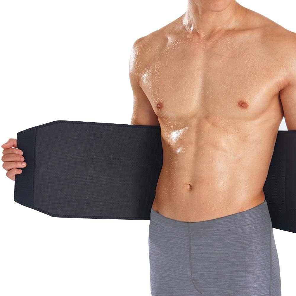 Waist Trimmer Wrap – Sweat Sauna Slim Belt for Men & Women | Core Stability & Abdominal Trainer